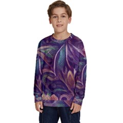 Abstract African Art Pattern Kids  Long Sleeve Jersey