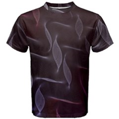 Curve Wave Line Texture Element Men s Cotton Tee by Vaneshop