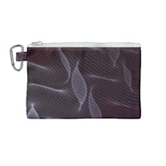 Curve Wave Line Texture Element Canvas Cosmetic Bag (medium) by Vaneshop