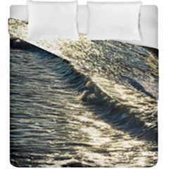 Wave Water Surface Sea Ocean Liquid Duvet Cover Double Side (king Size) by Vaneshop