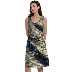 Wave Water Surface Sea Ocean Liquid Classic Skater Dress