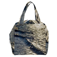 Wave Water Surface Sea Ocean Liquid Boxy Hand Bag by Vaneshop