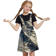 Wave Water Surface Sea Ocean Liquid Kids  Apron Dress by Vaneshop