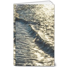 Wave Water Surface Sea Ocean Liquid 8  X 10  Softcover Notebook