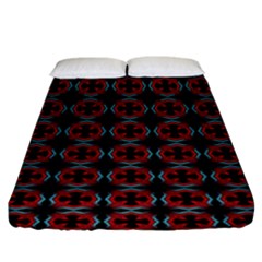 Pattern Design Artistic Decor Fitted Sheet (king Size) by Celenk