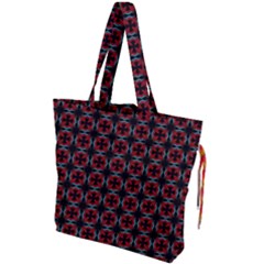 Pattern Design Artistic Decor Drawstring Tote Bag by Celenk