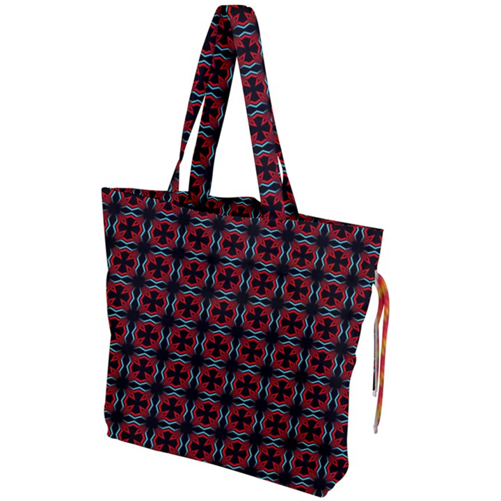 Pattern Design Artistic Decor Drawstring Tote Bag