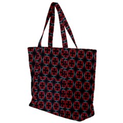 Pattern Design Artistic Decor Zip Up Canvas Bag by Celenk