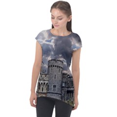 Castle Building Architecture Cap Sleeve High Low Top by Celenk