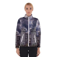 Castle Building Architecture Women s Bomber Jacket