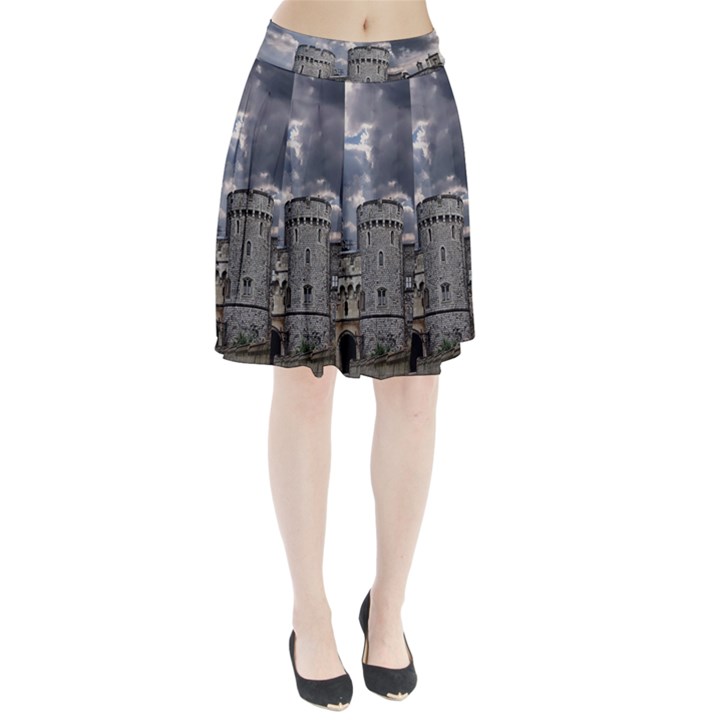 Castle Building Architecture Pleated Skirt