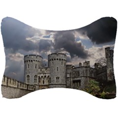 Castle Building Architecture Seat Head Rest Cushion by Celenk