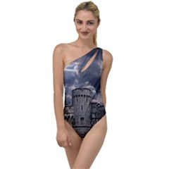 Castle Building Architecture To One Side Swimsuit by Celenk