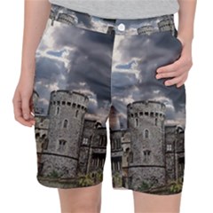 Castle Building Architecture Women s Pocket Shorts by Celenk