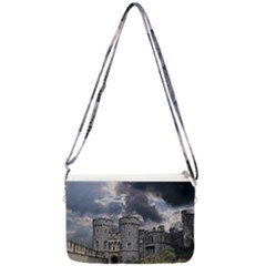 Castle Building Architecture Double Gusset Crossbody Bag