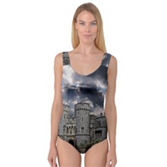 Abstract Wood Design Floor Texture Princess Tank Leotard  by Celenk