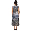 Castle Building Architecture Sleeveless Round Neck Midi Dress View4