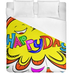 Happy Happiness Child Smile Joy Duvet Cover (california King Size) by Celenk