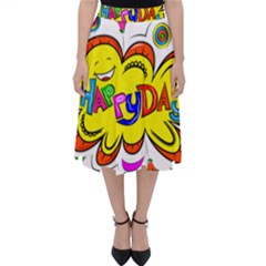 Happy Happiness Child Smile Joy Classic Midi Skirt by Celenk