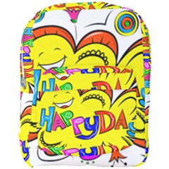 Happy Happiness Child Smile Joy Full Print Backpack