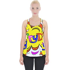 Happy Happiness Child Smile Joy Piece Up Tank Top