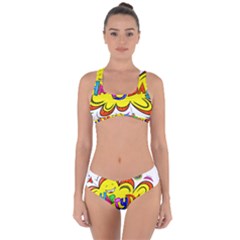 Happy Happiness Child Smile Joy Criss Cross Bikini Set