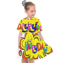 Abstract Wood Design Floor Texture Kids  Sailor Dress