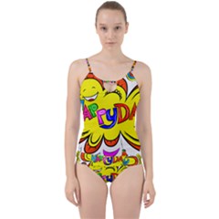 Happy Happiness Child Smile Joy Cut Out Top Tankini Set