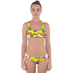 Happy Happiness Child Smile Joy Cross Back Hipster Bikini Set