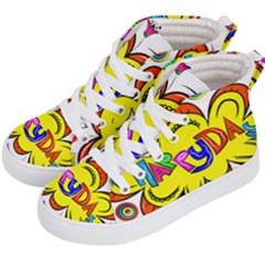 Happy Happiness Child Smile Joy Kids  Hi-top Skate Sneakers