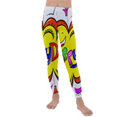 Abstract Wood Design Floor Texture Kids  Lightweight Velour Leggings