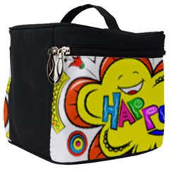 Happy Happiness Child Smile Joy Make Up Travel Bag (big) by Celenk