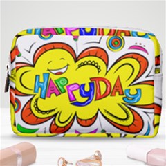 Happy Happiness Child Smile Joy Make Up Pouch (medium)