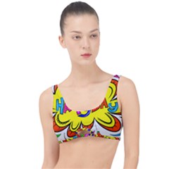 Abstract Wood Design Floor Texture The Little Details Bikini Top