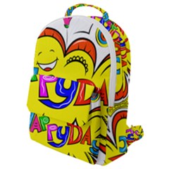 Happy Happiness Child Smile Joy Flap Pocket Backpack (small)