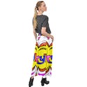 Happy Happiness Child Smile Joy Velour Split Maxi Skirt View2