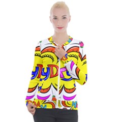 Happy Happiness Child Smile Joy Casual Zip Up Jacket