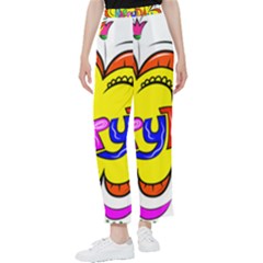 Abstract Wood Design Floor Texture Women s Pants 