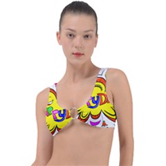 Happy Happiness Child Smile Joy Ring Detail Bikini Top