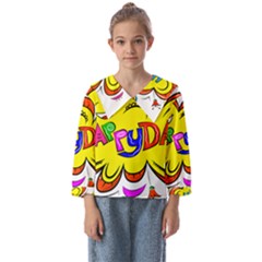 Abstract Wood Design Floor Texture Kids  Sailor Shirt