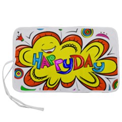 Happy Happiness Child Smile Joy Pen Storage Case (s)