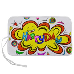 Happy Happiness Child Smile Joy Pen Storage Case (l)