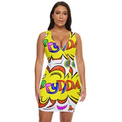 Happy Happiness Child Smile Joy Draped Bodycon Dress