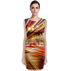 Telephone Box London Night Sleeveless Velvet Midi Dress