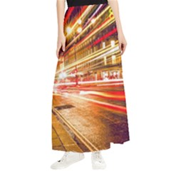 Telephone Box London Night Maxi Chiffon Skirt