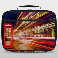 Telephone Box London Night Full Print Lunch Bag by Uceng