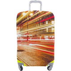 Telephone Box London Night Luggage Cover (large) by Uceng