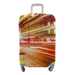 Telephone Box London Night Luggage Cover (small) by Uceng