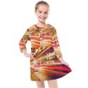 Telephone Box London Night Kids  Quarter Sleeve Shirt Dress View1