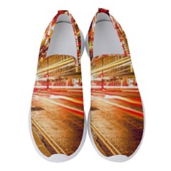 Telephone Box London Night Women s Slip On Sneakers